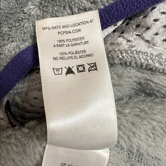 Patagonia Womens Re-Tool Snap-T Fleece Pullover Jacket Sz Small Gray & Purple - Picture 11 of 11